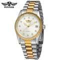 WINNER 062 famous brand men business automatic watches auto date man fashion mechanical wristwatches stainless steel band